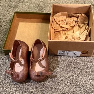 Mini Melissa Dora Glitter shoes
